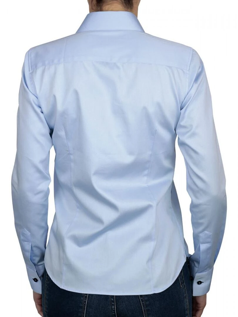 Chemise unie KRYSTAL   Bleu ciel