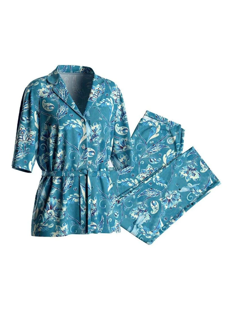 Ensemble 2 pièces pyjama Bonnie   Bleu