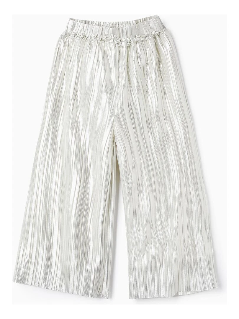 Pantalon Plissé pour Fille CÉRÉMONIE Gris