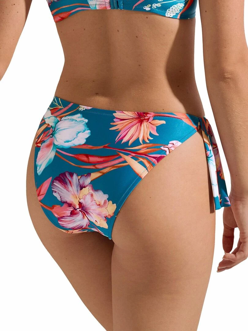 Bas maillot slip de bain à nouettes Rimini Bleu