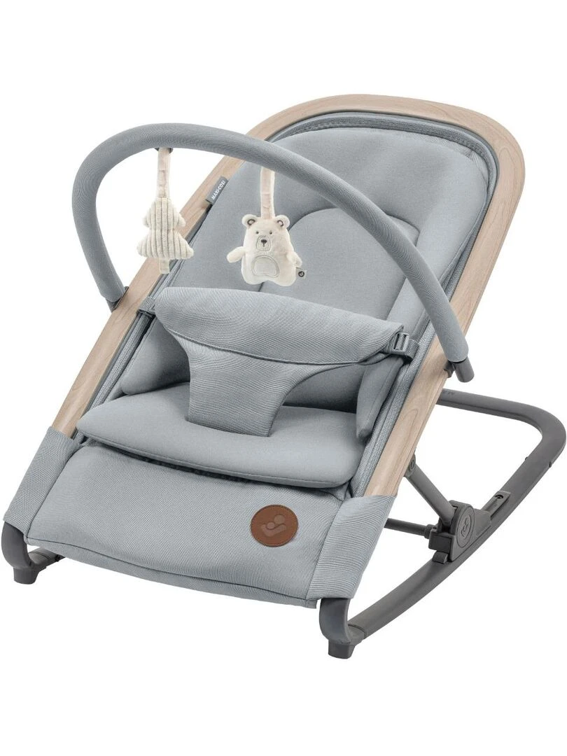 MAXI COSI Kori ECO Transat léger fonction balancelle De 0 à 2 ans (15kg) Beyond Grey Argent