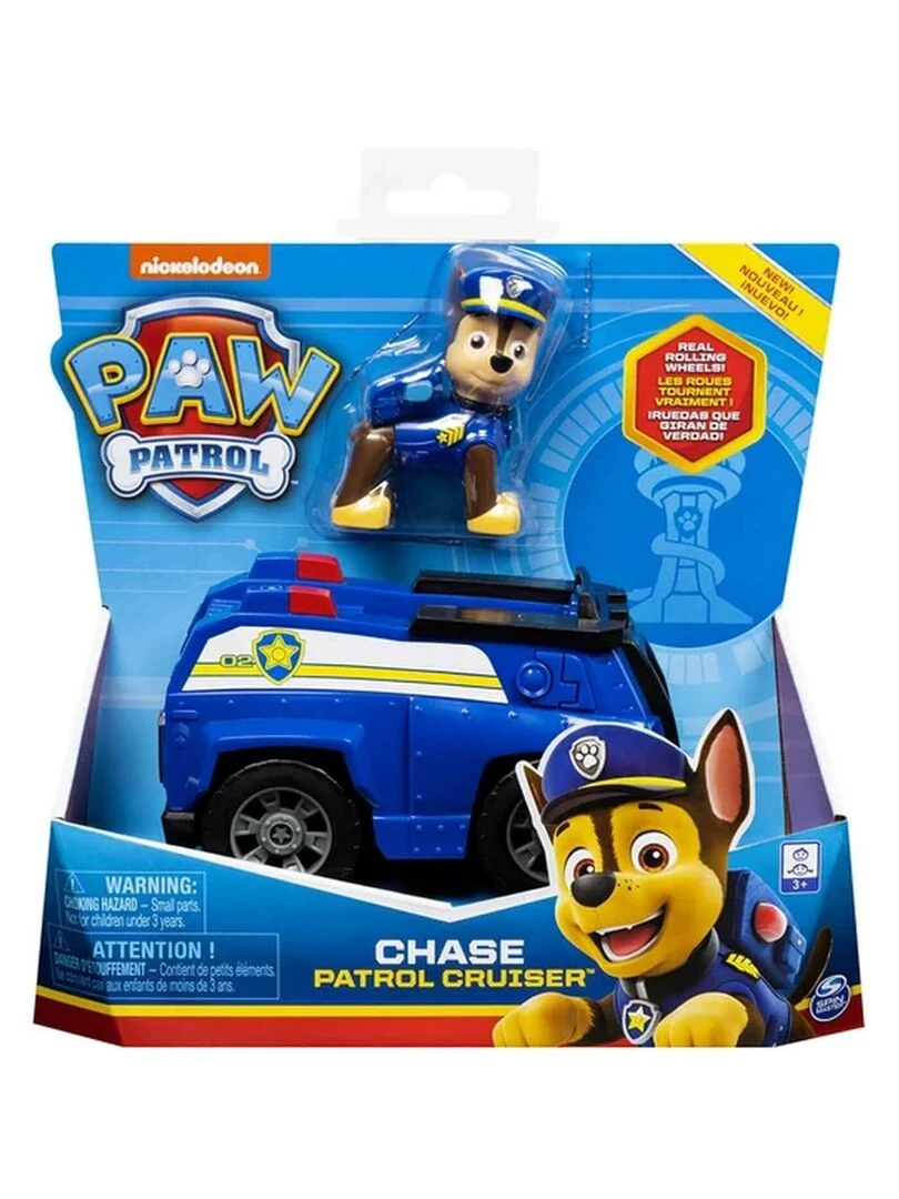 Vehicule Et Figurine Chase La Pat' Patrouille   N/A
