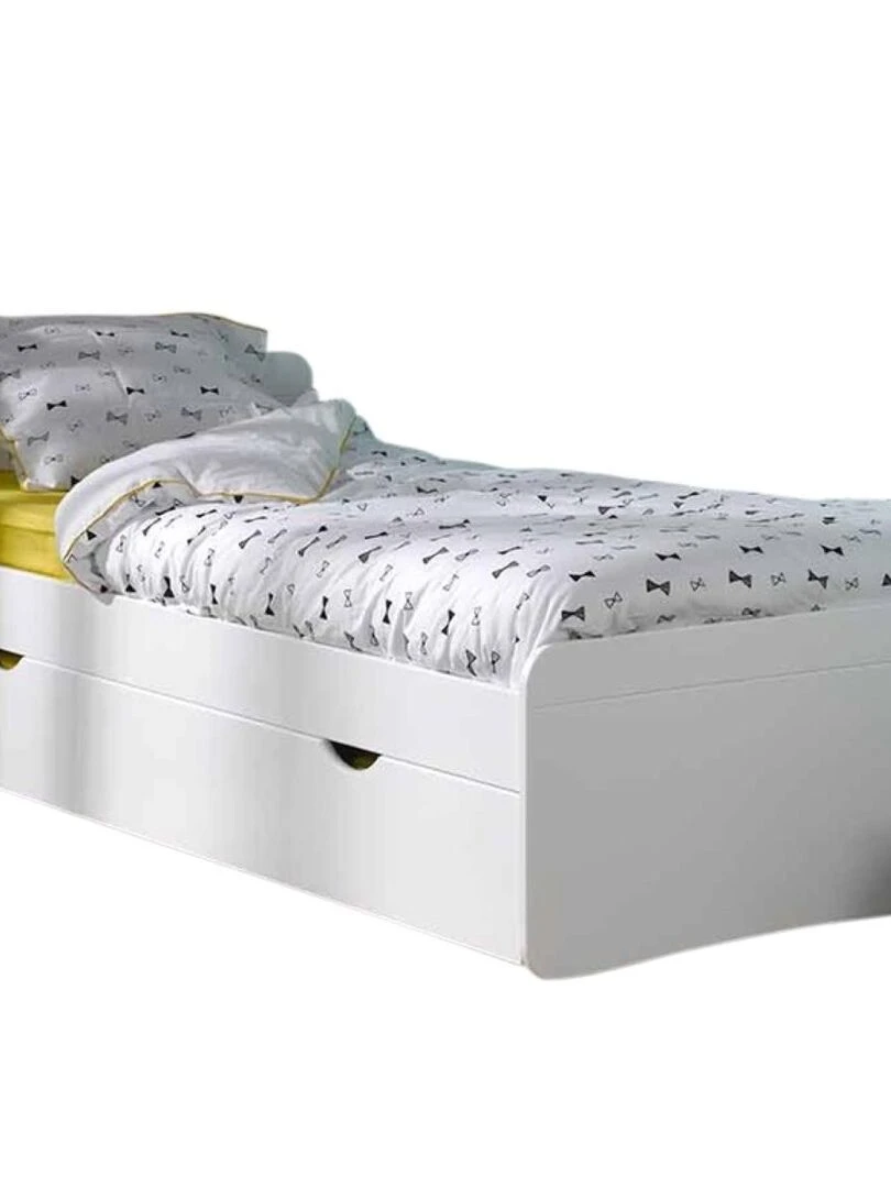 Lit gigogne Spike AKITEN RETAIL Blanc Blanc
