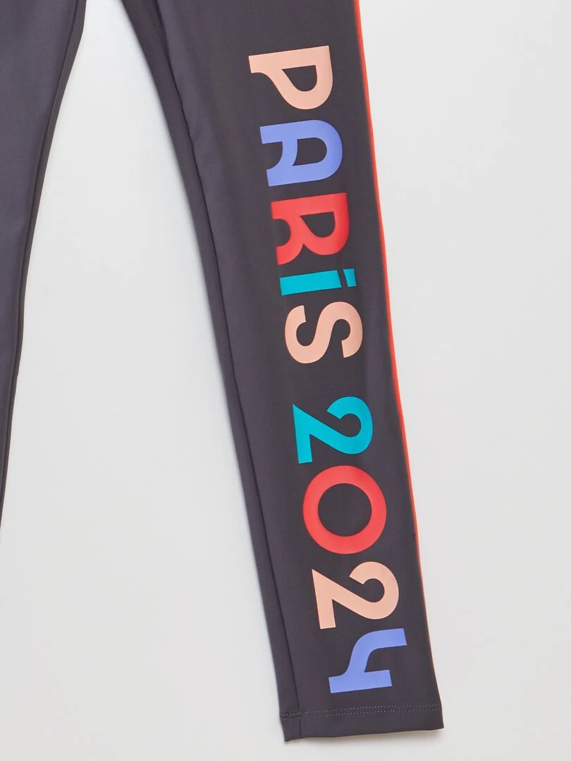 Legging de sport Paris 2024 Gris