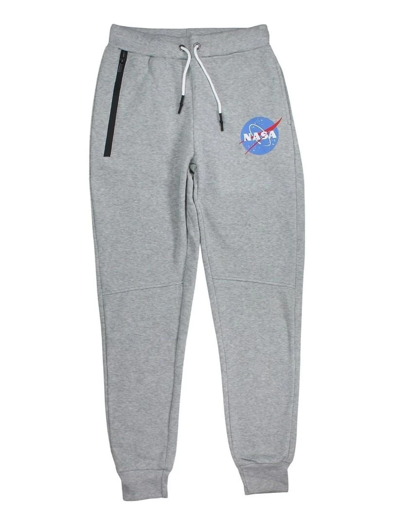Nasa Pantalon De Jogging homme imprimé logo Gris