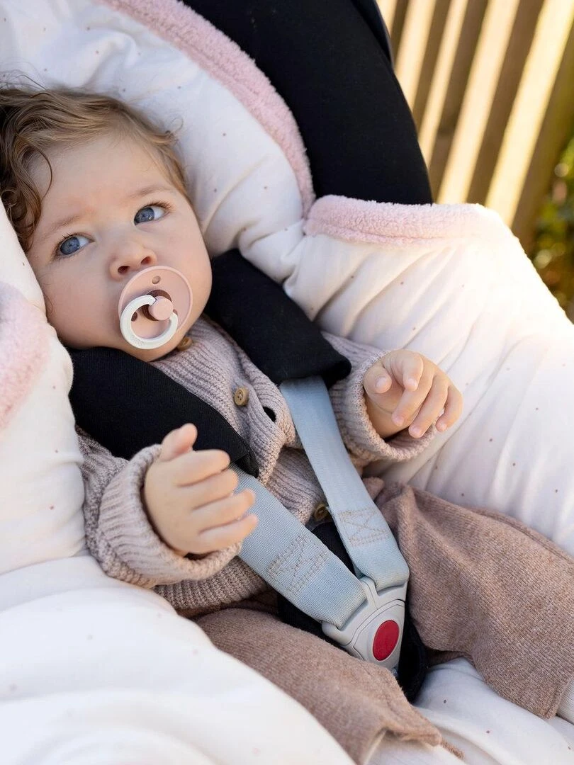 Bemini Nid d'ange BISIDE ouatiné Pady softy et jersey   Rose clair