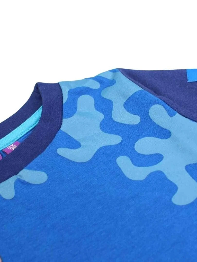 Disney   T shirt garçon imprimé Lilo Et Stitch en coton   Bleu marine