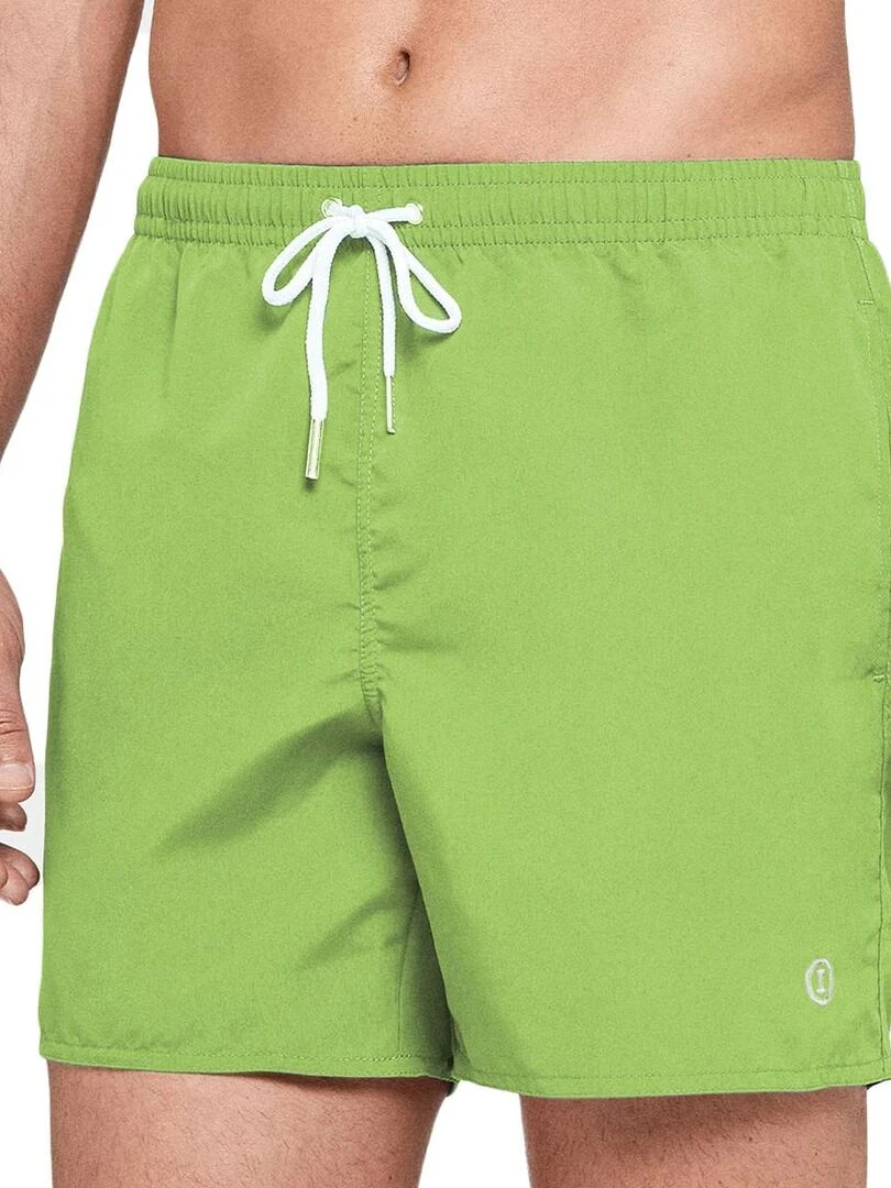 Maillot de bain short à séchage rapide Digue Vert