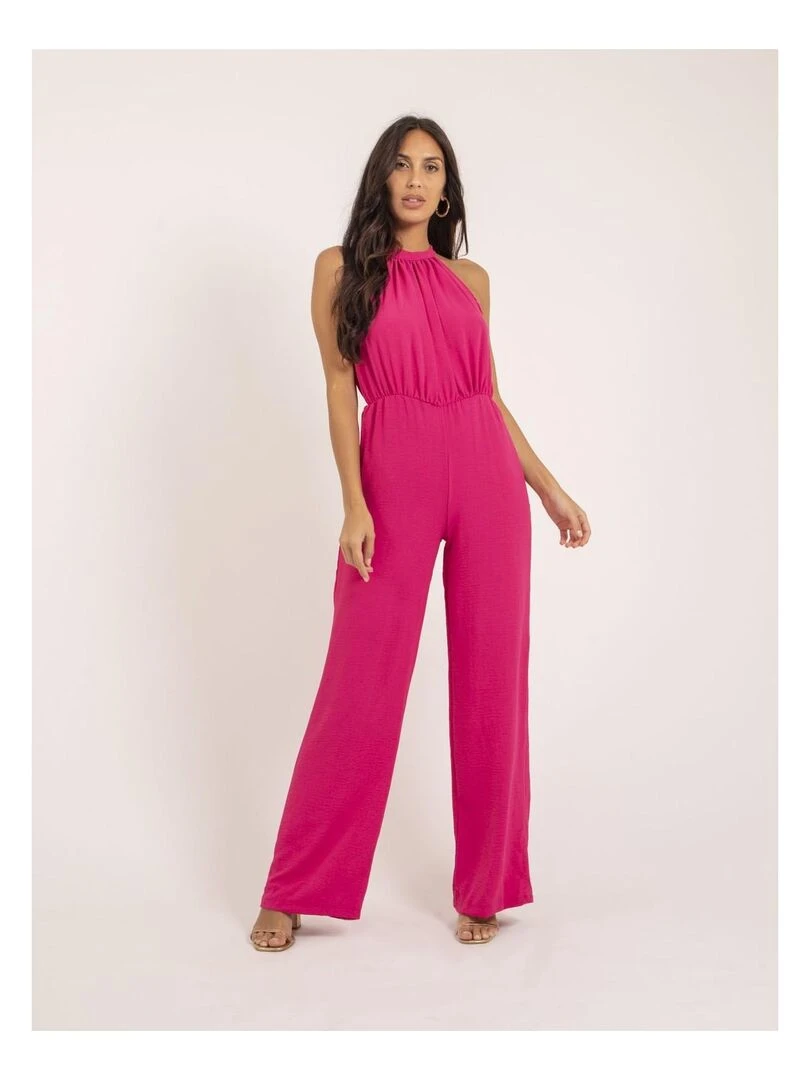 Combi pantalon ELIETTE Rose fushia