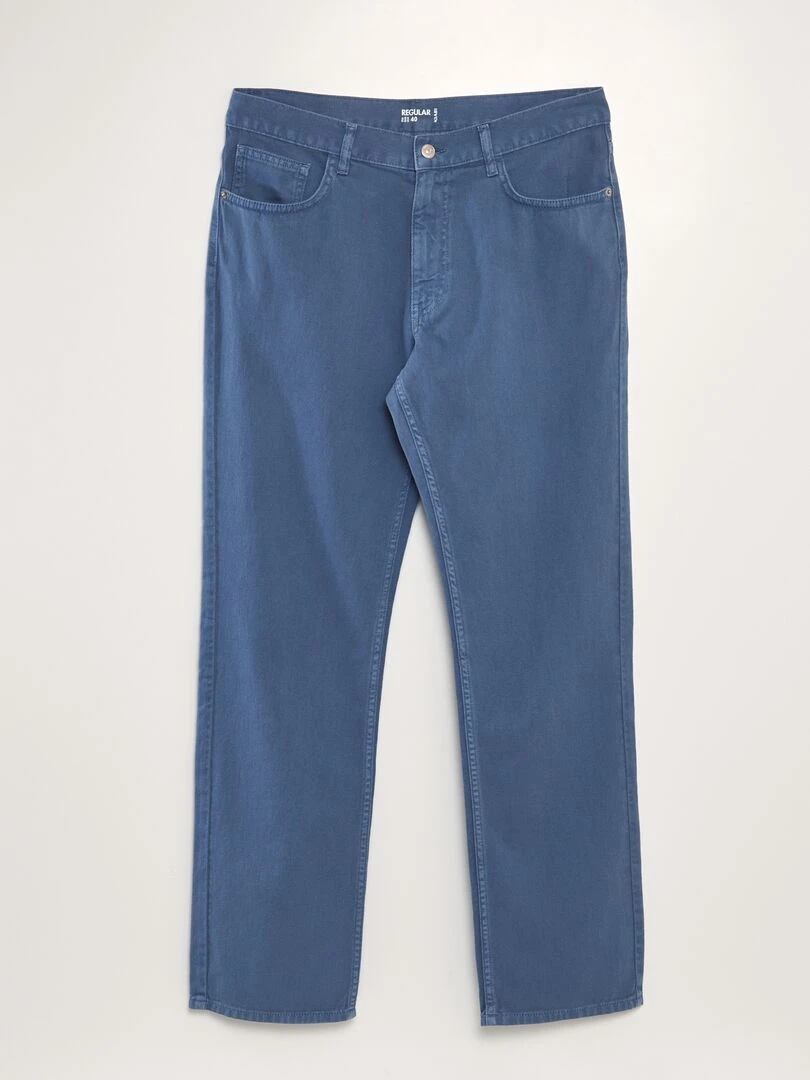 Jean à coupe droite L32 Bleu