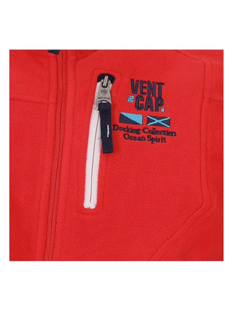 Polaire homme CEWELT   PEAK MOUNTAIN   Rouge