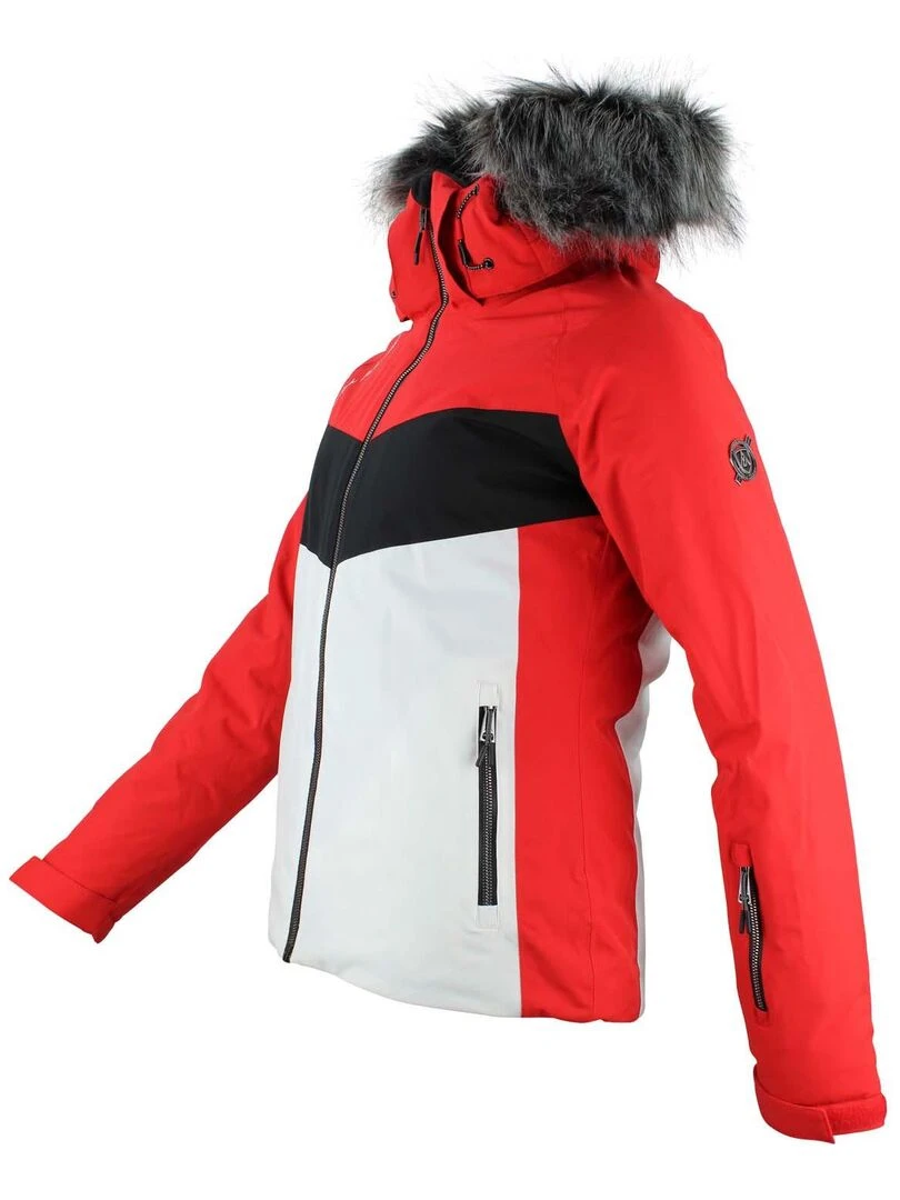 Blouson de ski femme AFIDOL   Rouge