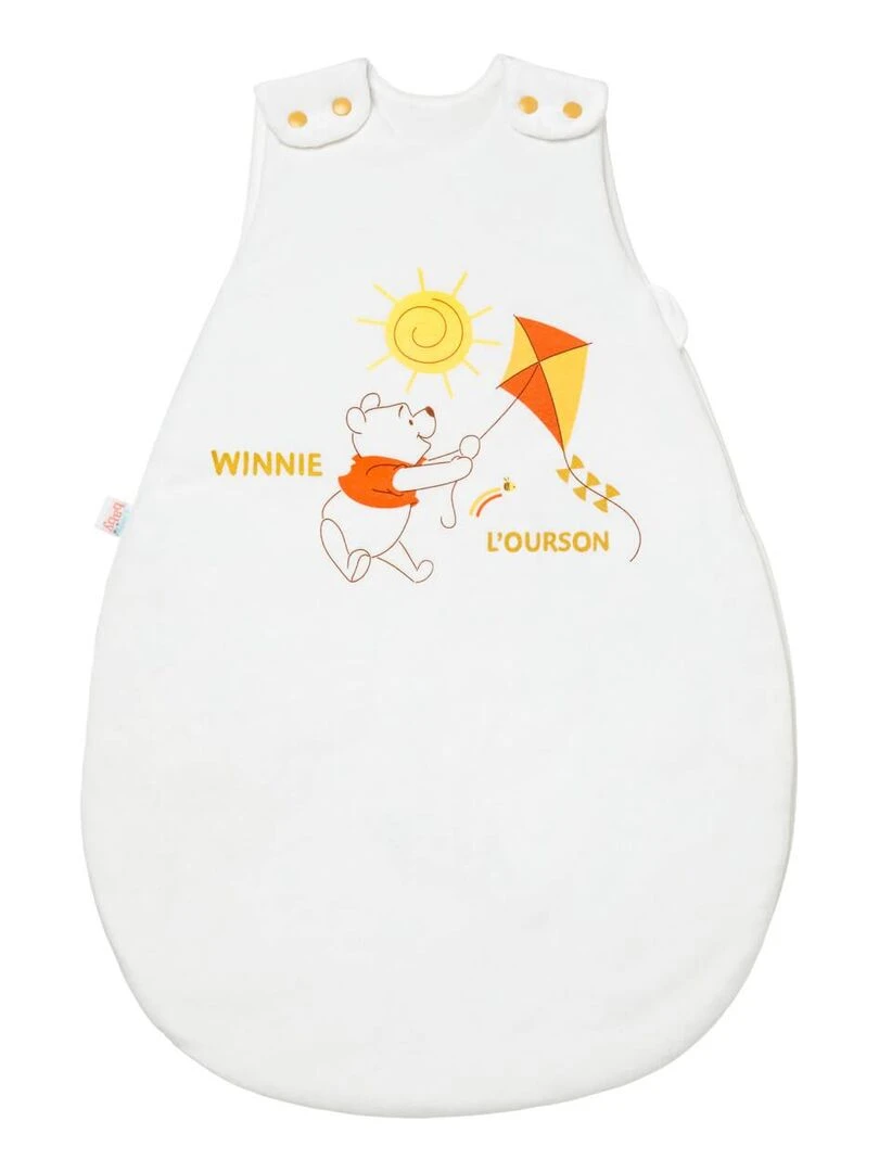 Gigoteuse naissance en velours Winnie Retro Jaune