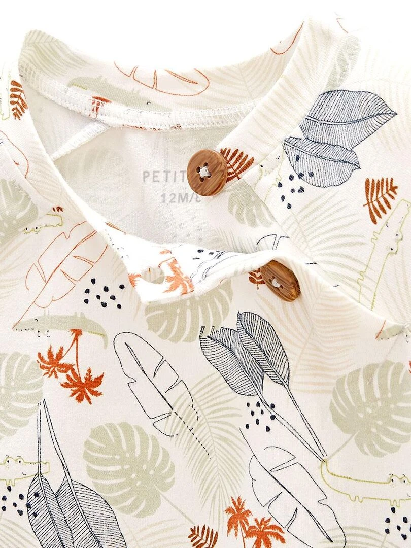 Ensemble enfant t shirt et short Sian   Kaki