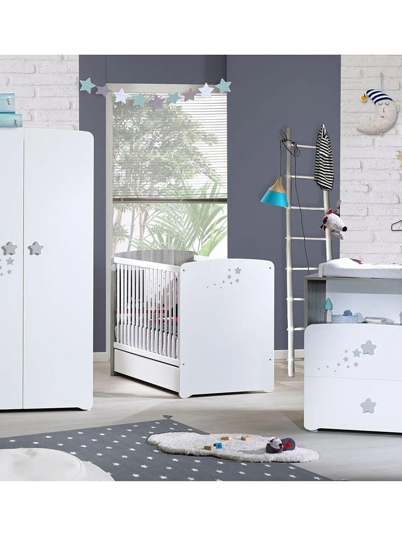 Lit bébé NAO   BABYPRICE   Blanc
