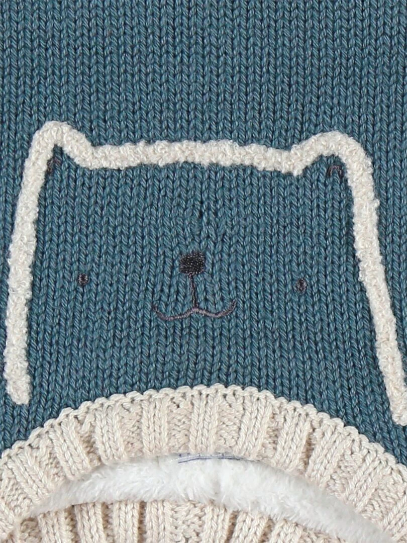 Chapka en tricot  foncé   Noukie's   Bleu
