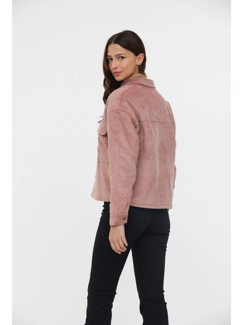 Lee Cooper   Veste manches longues coton loose FIMA   Vieux rose