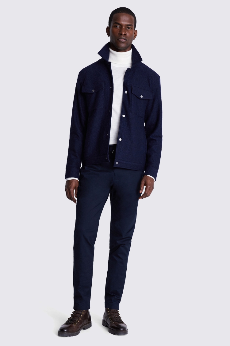 Slim Fit Sky Bengal Stripe Shirt   Buy Online at Moss