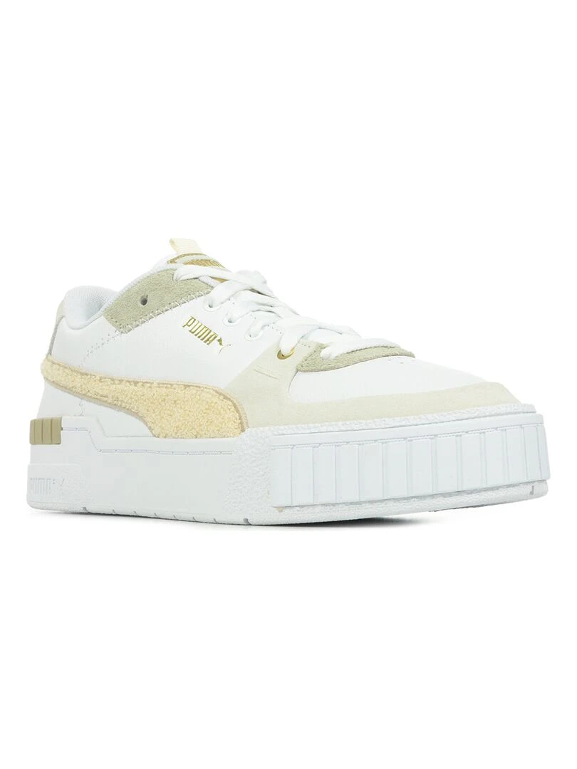 Baskets Cali Sport Varsity Blanc Beige