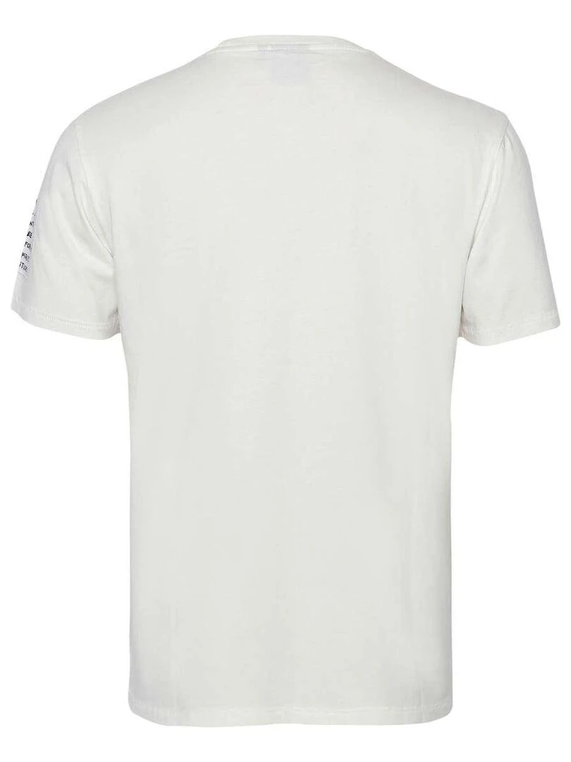 KAPORAL T shirt col rond droit Ecru