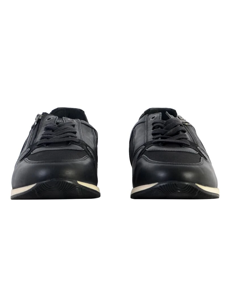 Basket Cuir Redskins Lucide 2   Noir