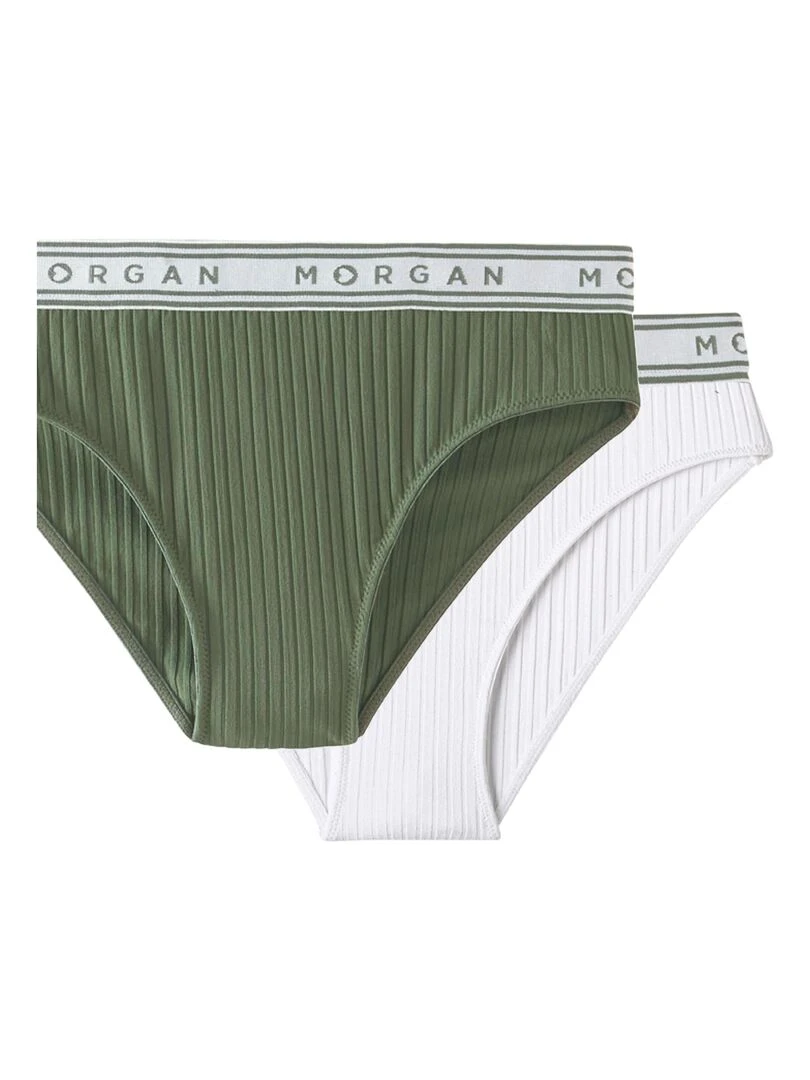 Lot de 2 slips JESS Morgan Junior Vert