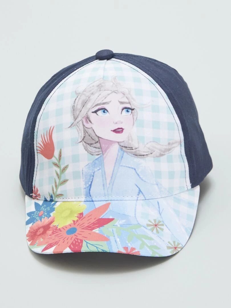 Casquette 'Reine des neiges' bleu
