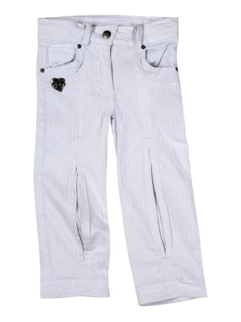 Pantalon fille FOVE MISS GIRLY Blanc
