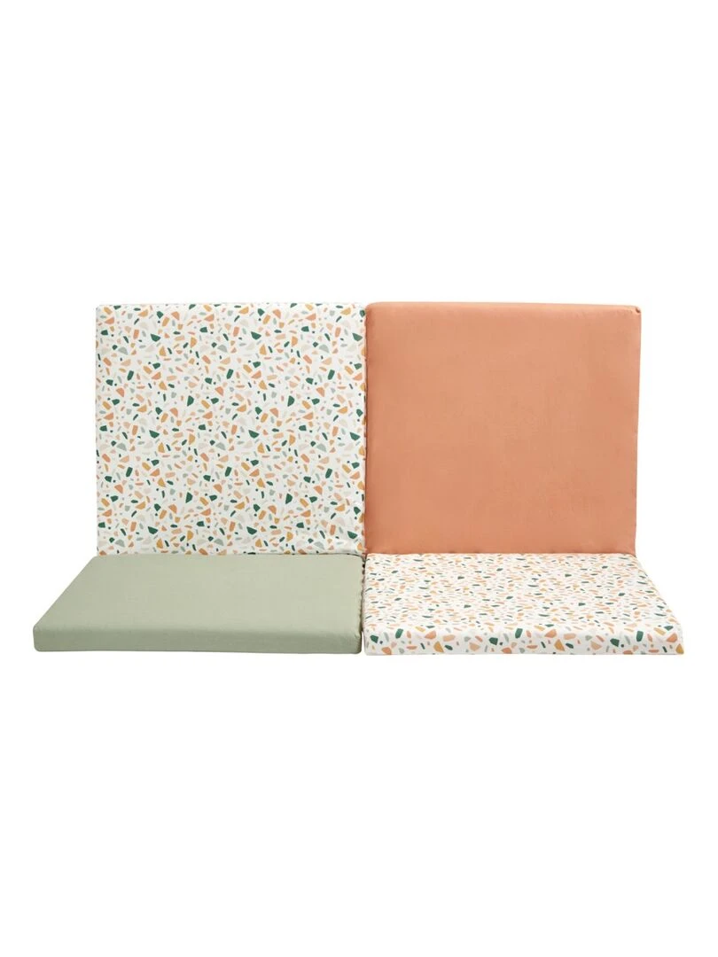 Candide   Tapis de jeu bébé Terrazzo   Blanc Vert