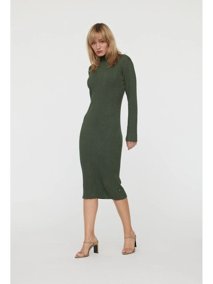 Lee Cooper Robe manches longues polyester LORA Vert