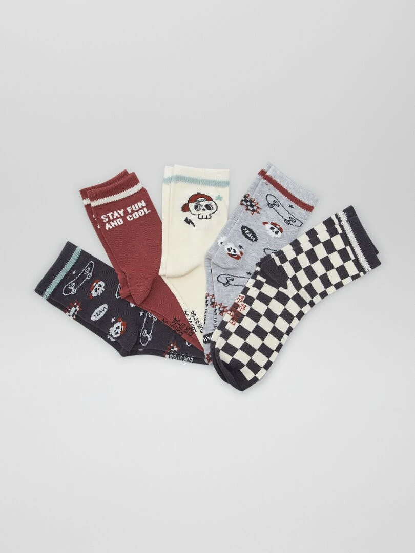 Paires de chaussettes Marron