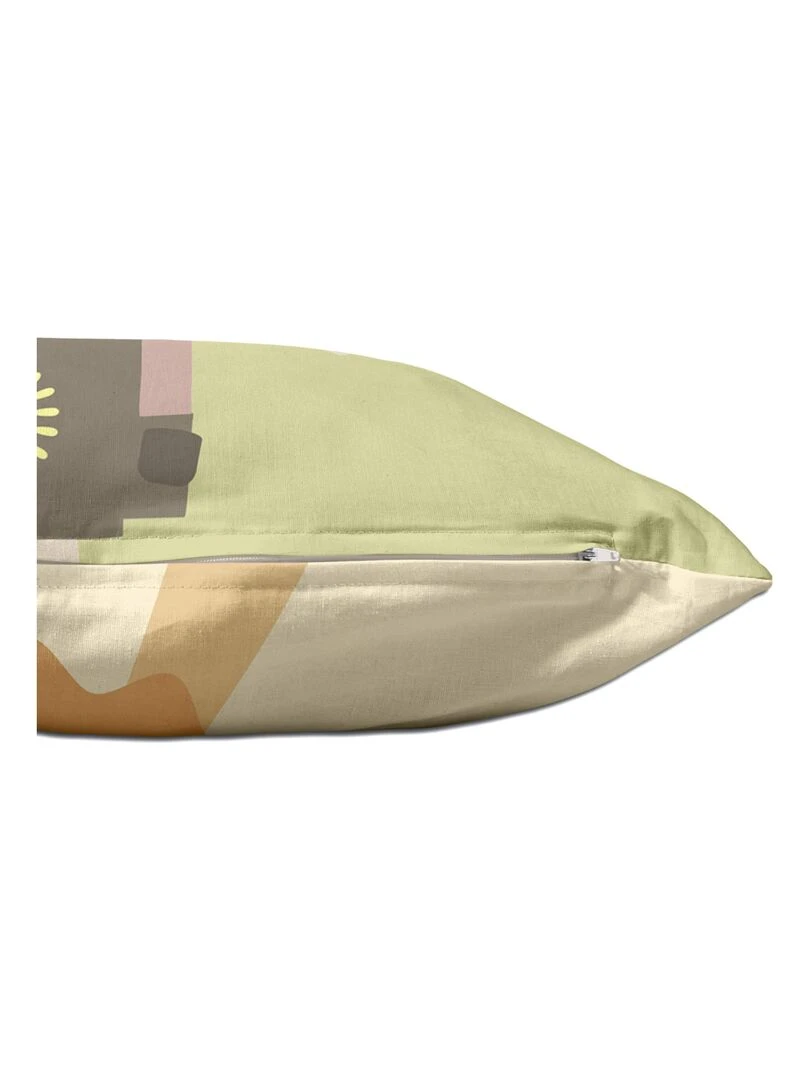 Housse de coussin Camping "Happyfriday"   Blanc