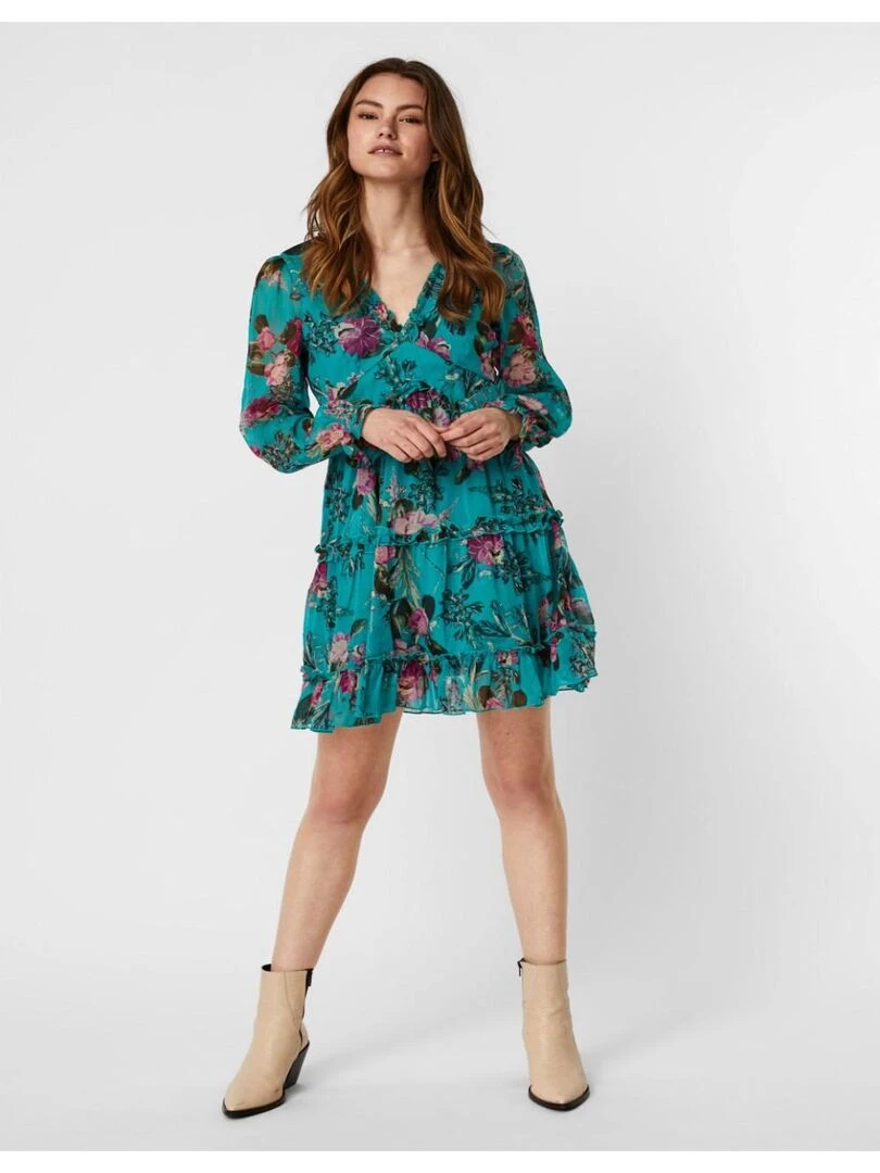 Robe courte Vero Moda Bleu
