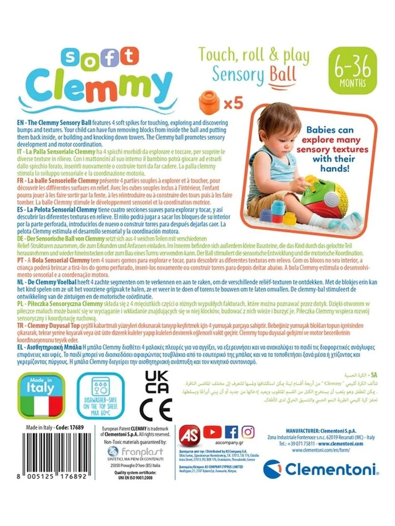 Balle sensorielle Clemmy   N/A