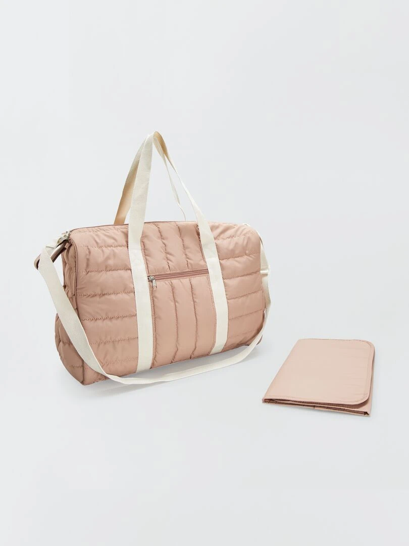 Sac à langer avec tapis à langer Marron