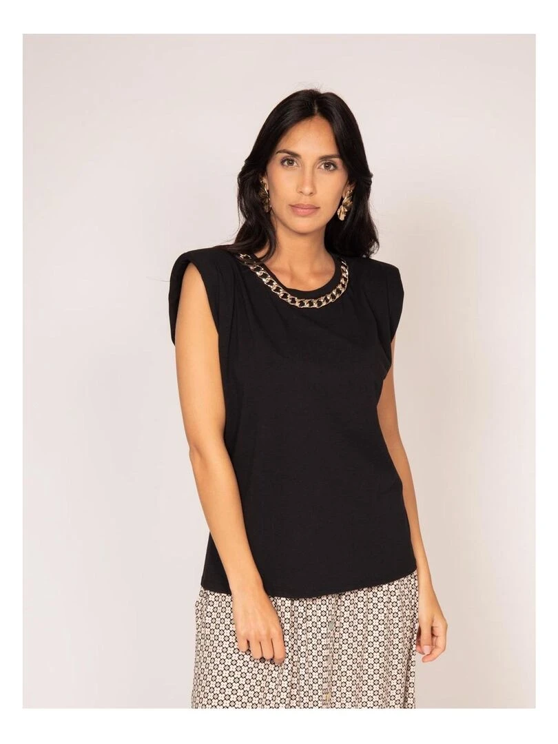 T shirt sans manches FEMA Noir