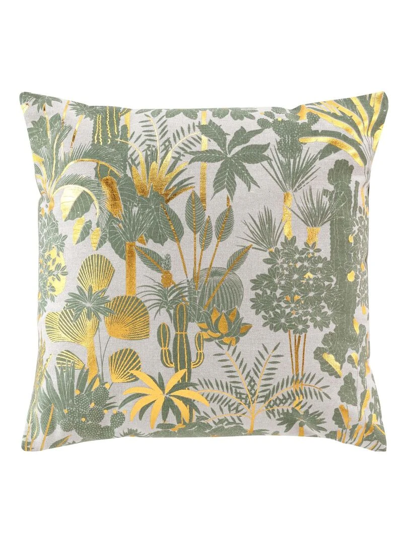 Coussin dehoussable 45 x 45 cm Tropic mandosa Vert
