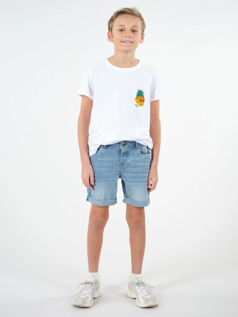 Short en jean 'Deeluxe' Bleu ciel
