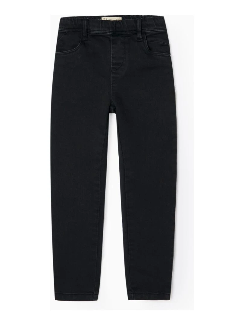 Jegging en Coton Fille LAND OF THE RISING SUN Gris foncé
