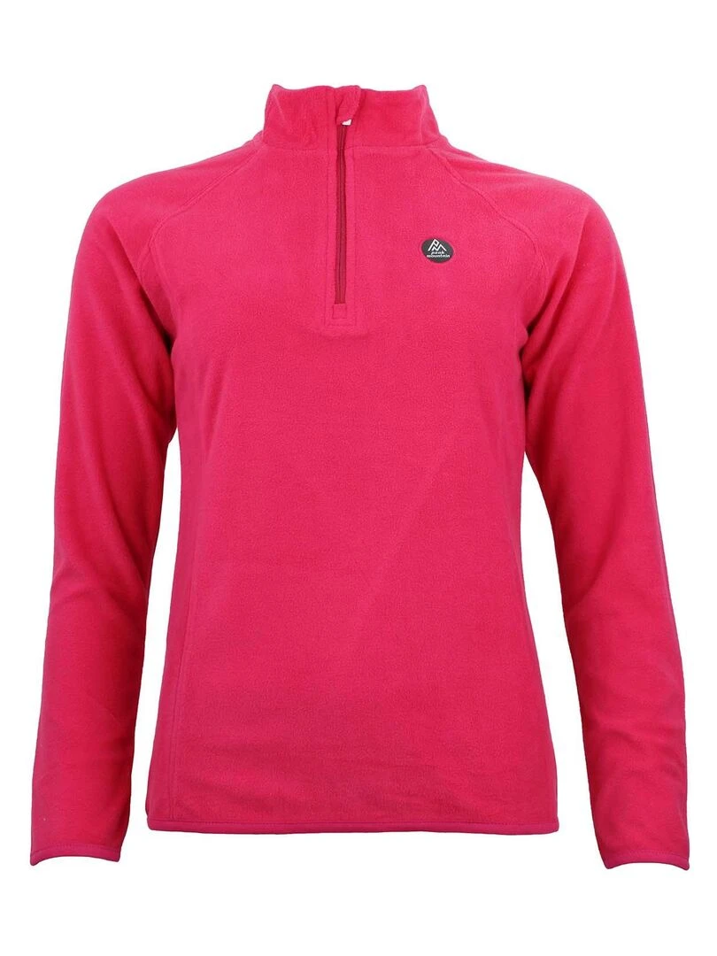 Sweat polaire femme AFINOR Rose fushia