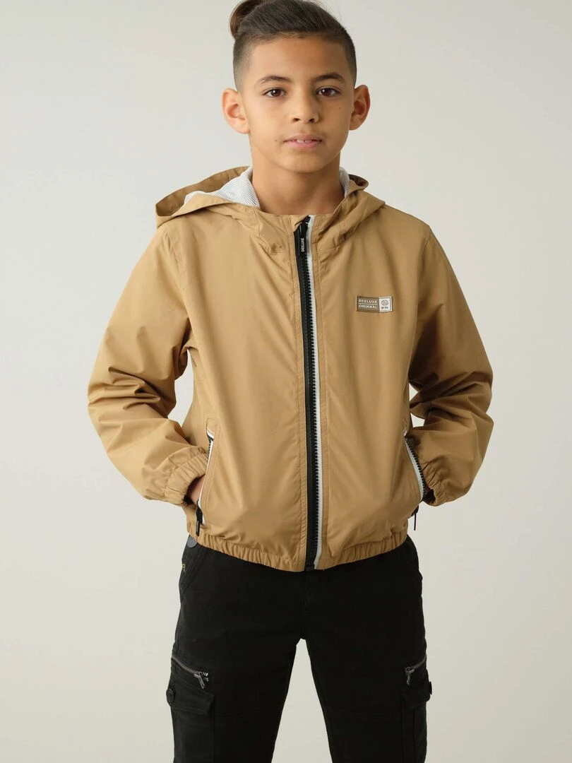 Blouson pour garçon 100 'Deeluxe' Marron caramel