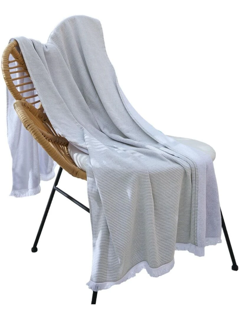 Fouta a franges Collection Nael Vert