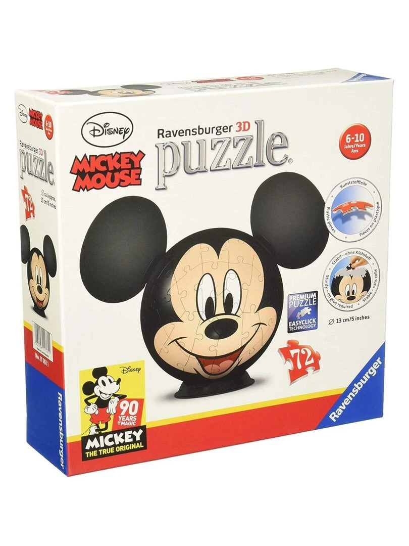 Puzzle 3D Ball 72 pièces Disney Mickey Mouse N/A