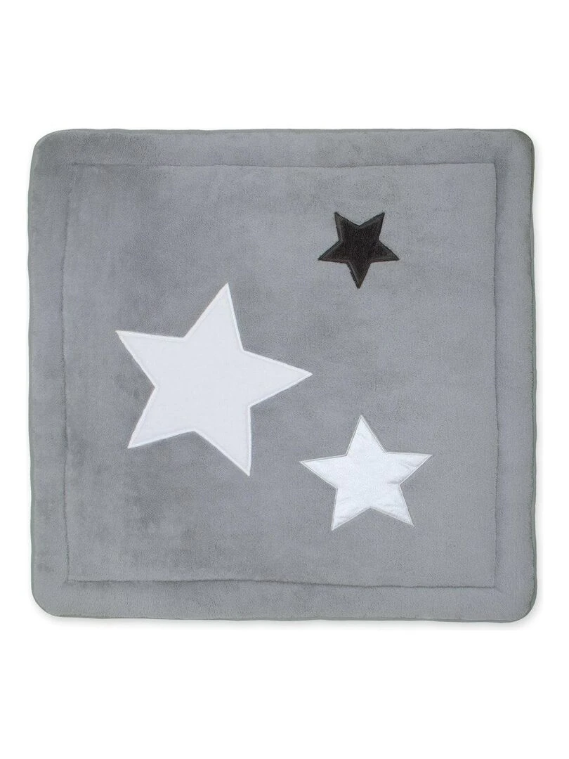 Bemini Tapis de parc et jeu Pady softy et terry Gris