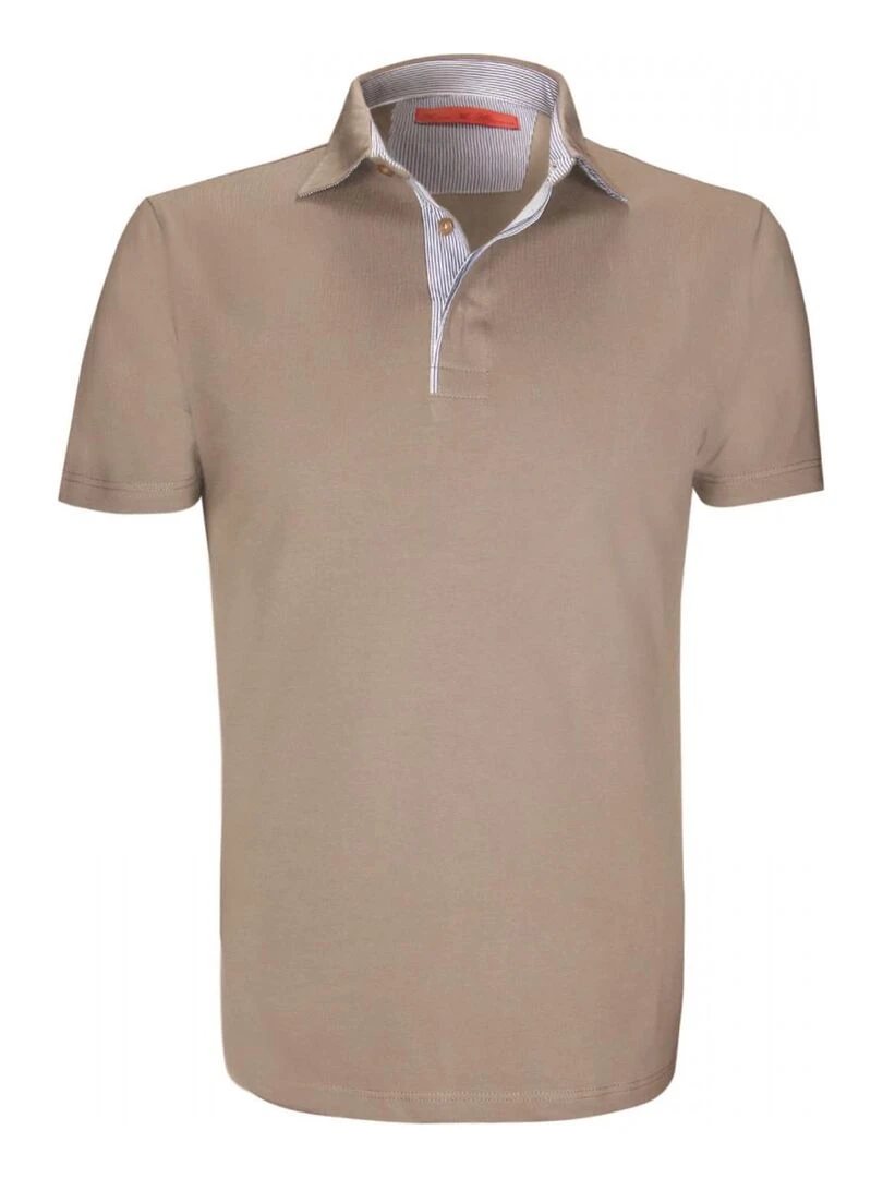 Polo mode BOLOGNA Marron clair
