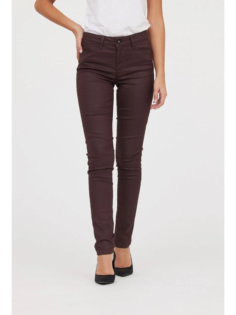 Lee Cooper Jean coton slim JANA Bordeaux