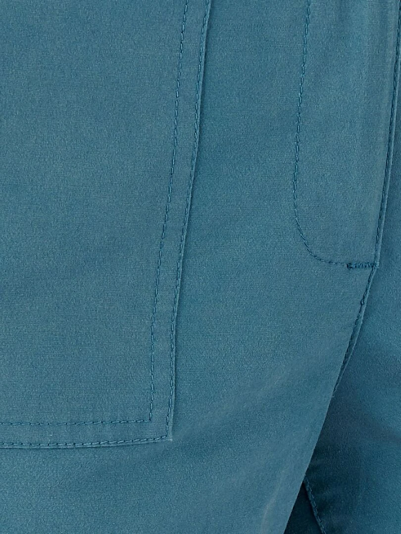Pantalon 7/8ème poches cargo   Damart   Bleu pétrole