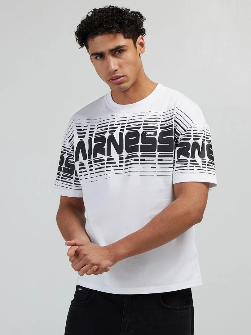 TEE SHIRT OVERSIZE AMERIGO Airness Blanc