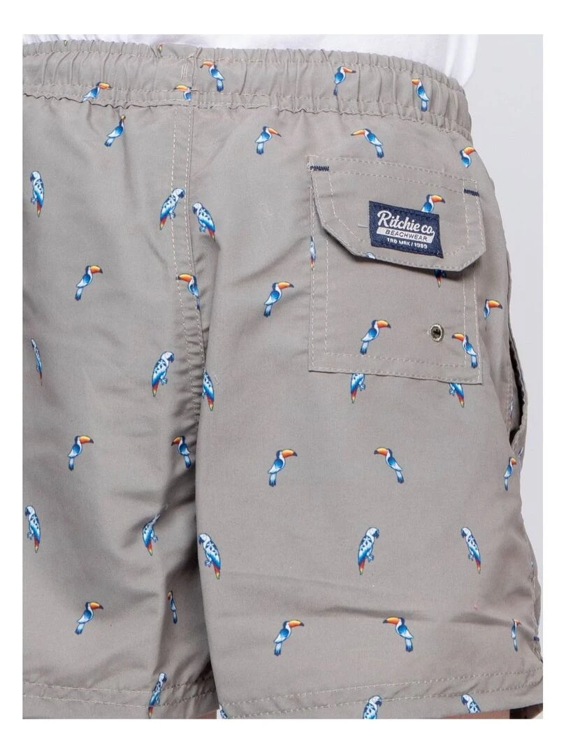 Short de bain GAZOLE J   Kaki