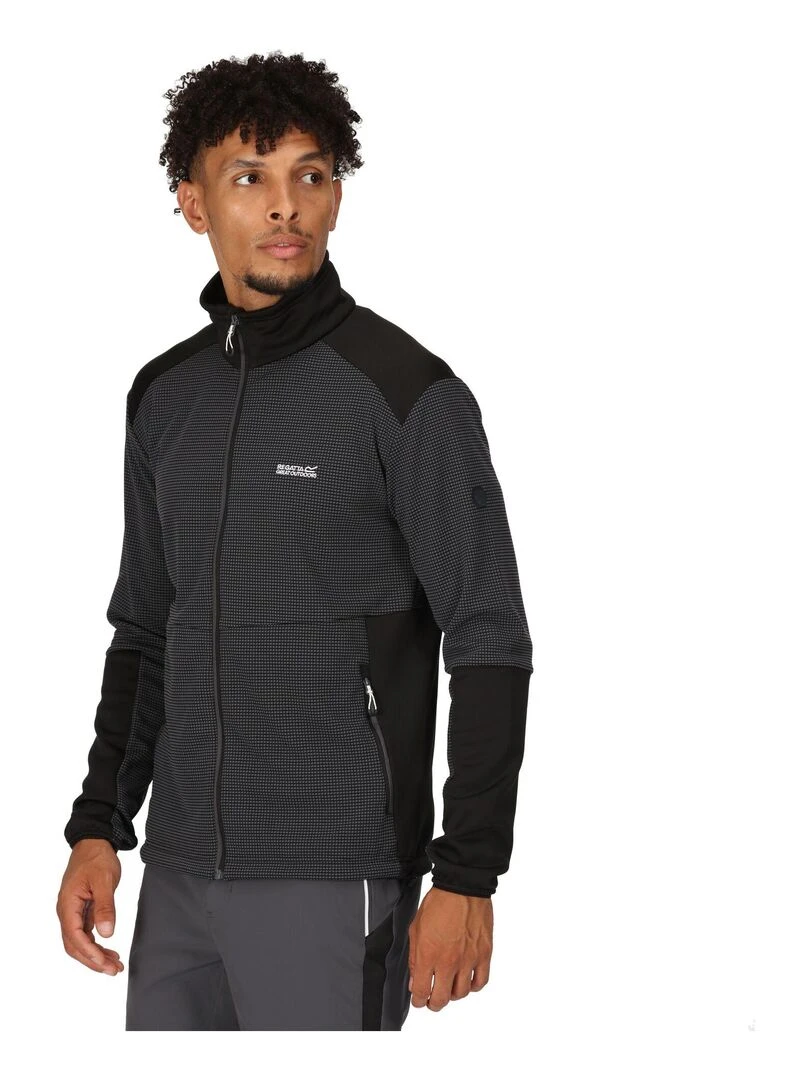 Regatta   Veste polaire HIGHTON   Gris Noir Noir